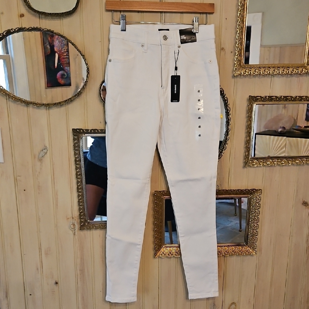 EXPRESS Women's White Jeans